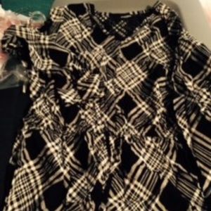 L (18W-20W) Drawstring Tunic Top